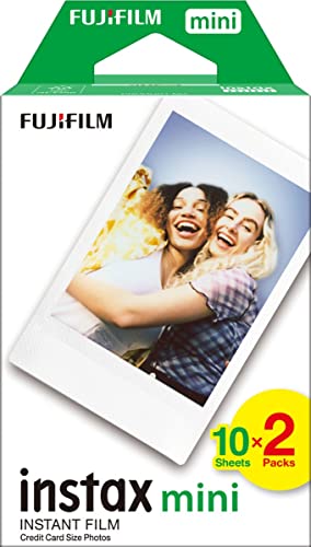 Fujifilm instax - Twin Films pour Mini - 86 x 54 mm - 10 Feuilles x 2 Paquets = 20 Feuilles
