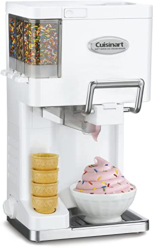 Cuisinart Ice-45 Mix It dans doux servir 1–1/quarts machine à glace 18.2" x 9.75" x 9" blanc