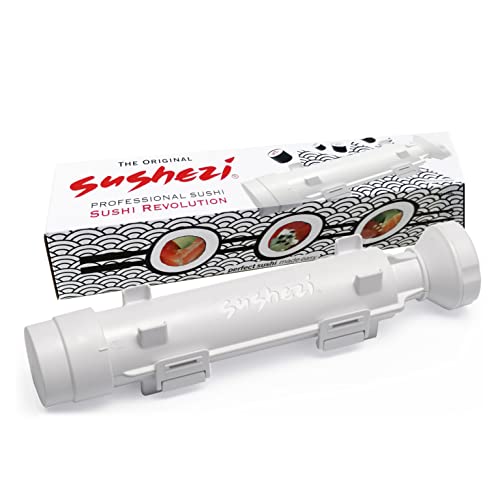 Sushezi© Bazooka, Perfect Sushi- Appareil à sushis et makis à Piston - EU Patented Model