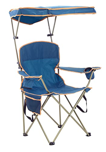 Quik Shade Max Chaise de Camping avec Pare-Soleil – Bleu Marine