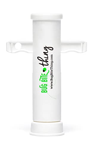 Bug Bite Thing® | L’original Guérisseur de Piqûres Anti Moustique despuis 1983 | Sans produits chimiques anti moustique interieur agit contre les morsures et les piqûres | Pack de 1 | Blanc