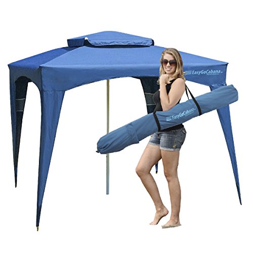 EasyGo Cabana – Beach & Sports Cabana vous garder au frais et confortable. Facile à installer et démonter. Grande Zone Abat-jour. Plus élégant et classe que Parasol de plage