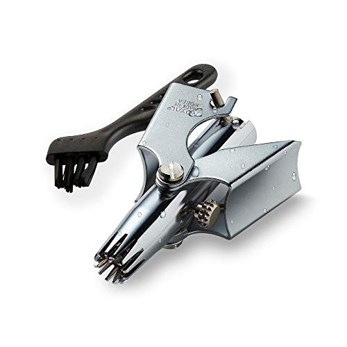 ROYAL [Fabriqué en Corée] Tondeuse à poils de nez pour homme Birdie, manuelle, sans piles, imperméable, indolore avec douze lames à double tranchant, mécanisme breveté ET-4