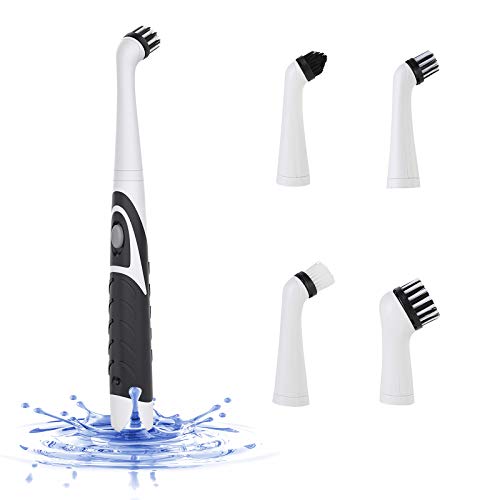 Brosse de Nettoyage électrique, Brosse de Nettoyage électrique 4 en 1 pour Baignoire de Cuisine de Salle de Bain Domestique