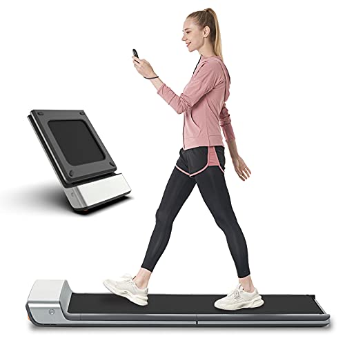 WalkingPad P1 Tapis de Marche Electrique Pliable 0,5-6 KM/H Tapis de Course Ultra Slim 746W Silencieux avec Télécommande APP pour Maison Bureau