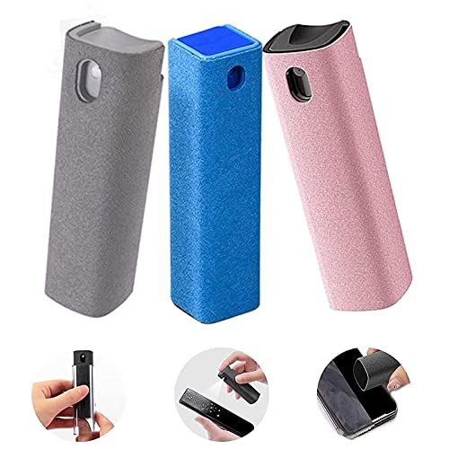 3 in 1 Fingerprint-Proof Screen Cleaner, Screen Cleaner Mist Spray, All-in-One Spray & Wipe Cleaner, Touchscreen Mist Cleaner, Screen Cleaner Spray, for Phones Laptop and Tablet Screens