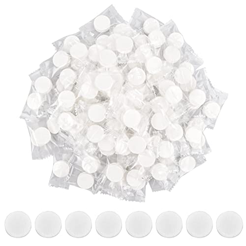 100 Pcs Serviettes Compressées Magique, Mini Jetables Lingettes Comprimées, Portable Non-Tissé Serviette de Voyage pour Extérieur Voyage Santé Sports de Plein Air (100 Pcs)