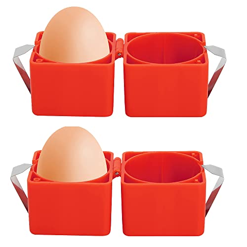 Rahungry 2Pcs Outil Manuel pour Séparer Les Oeufs, Casse-Oeufs en ABS pour Les Oeufs Crus, Ouvreur D'oeufs, Coupeur De Coquille D'oeuf, Gadgets De Cuisine Créatifs, pour La Cuisine Et Le Camping