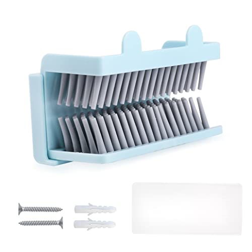 KyeeaDIY Attrape Cheveux Douche Mur, Piège à Cheveux de Douche en Silicone, Bouchon de Cheveux Mural Hair Catcher Shower Wall Collecteur de Cheveux pour Drain de Douche Baignoire