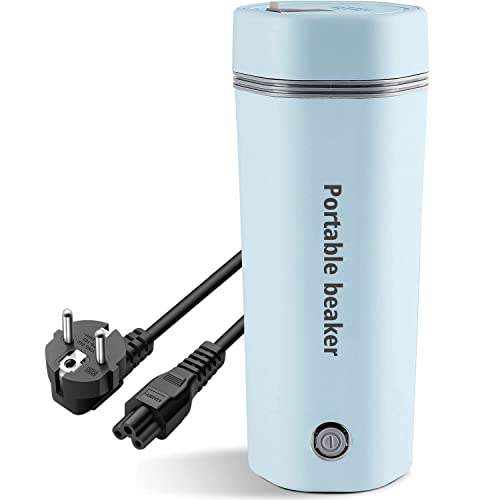 Bouilloire de voyage portable - Petit thermos électrique/tasse chauffante/bouteille personnelle/machine à café - chaudière à eau chaude à ébullition rapide/chauffage/chauffe-eau-Mini bouilloire 350 ml