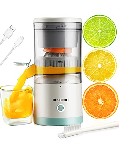 Presse Agrume Electrique Extracteur Jus USB Chargement pour Citron, Orange | 45 W | bec Anti-gouttes | Haut rendement | Portable