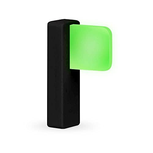 Luxafor Indicateur de lumière LED USB Busy - Indicateur de disponibilité LED LUXAFOR Flag noir qui élimine les distractions de l'espace de travail et augmente la productivité (câble de 50,8 cm (USB))