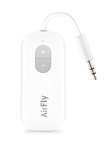 Twelve South AirFly SE | Émetteur/Adaptateur sans Fil Bluetooth pour AirPods/écouteurs sans Fil ou à réduction de Bruit ; Utilisation en Avion et en Salle de Sport